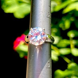 ELLE Crystal 925 cocktail ring